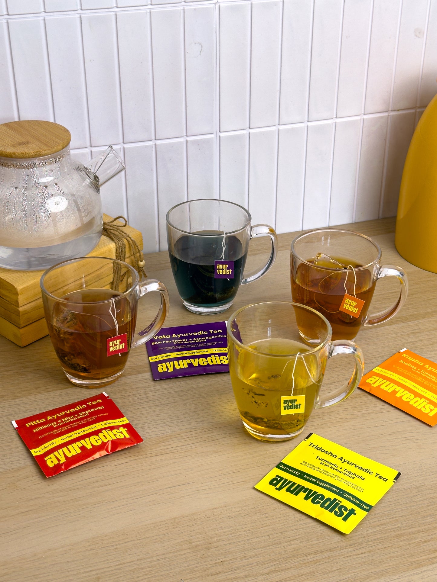 Organic Longevity Tea Sampler | Calm, Clarity, Energy & Gut Health