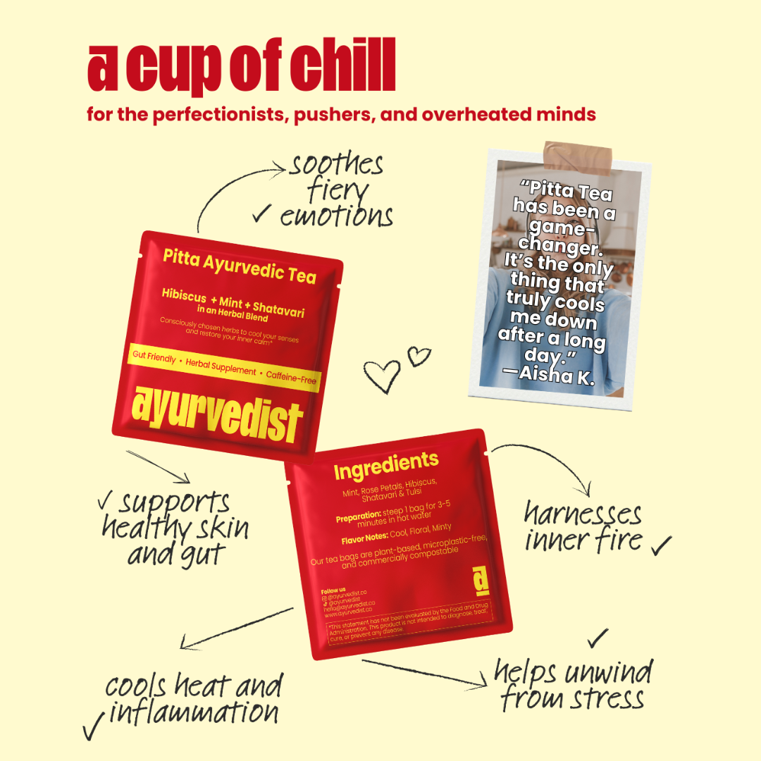 Pitta tea with cooling herbs – Ayurvedist ayurvedic blend
