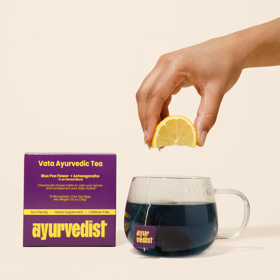 Ayurvedist vata tea blend for grounding and vata dosha balance