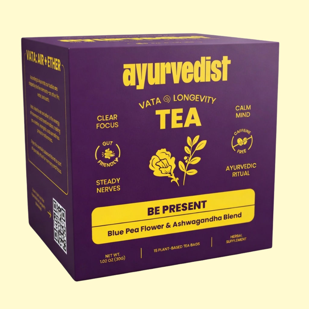 Organic Vata Ayurvedic Tea | Calm Focus & Stress Relief