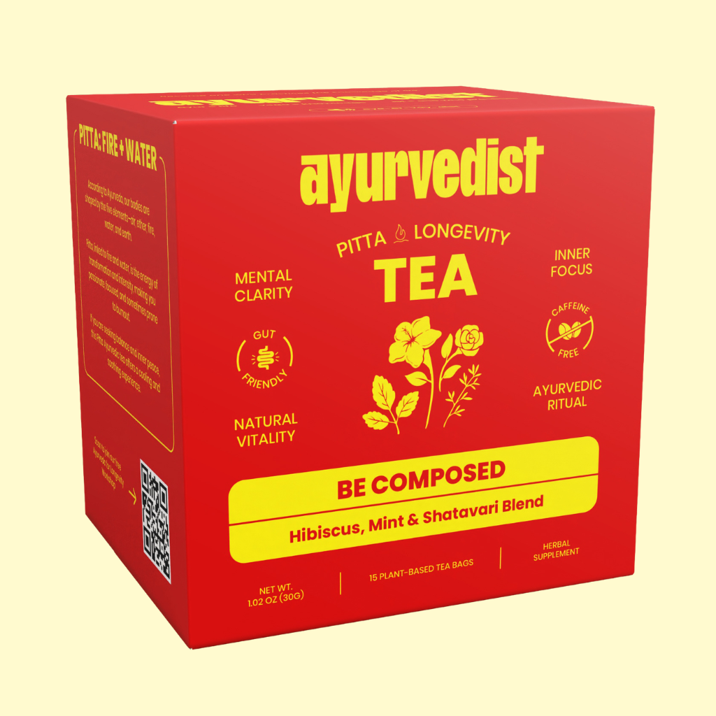 Organic Pitta Ayurvedic Tea | Balance Pitta Dosha