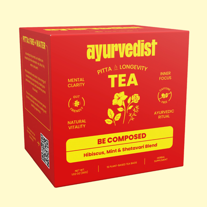 Organic Pitta Ayurvedic Tea | Balance Pitta Dosha