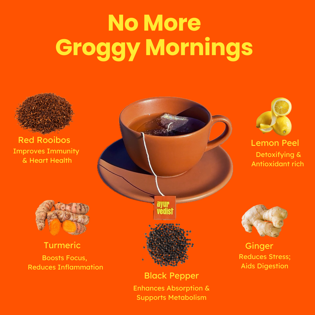 Uplifting kapha ayurvedic tea for wellness and movement