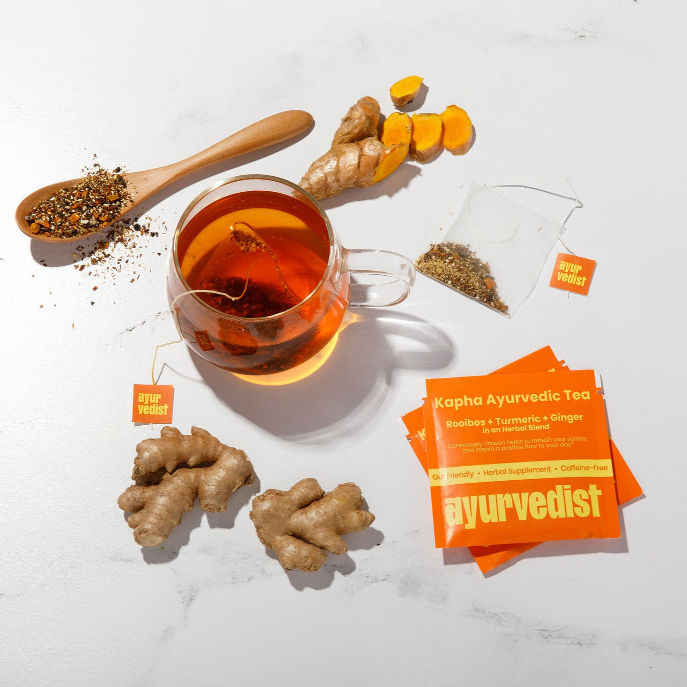 Stimulating kapha tea by Ayurvedist – organic and revitalizing